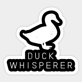 Duck Whisperer Sticker